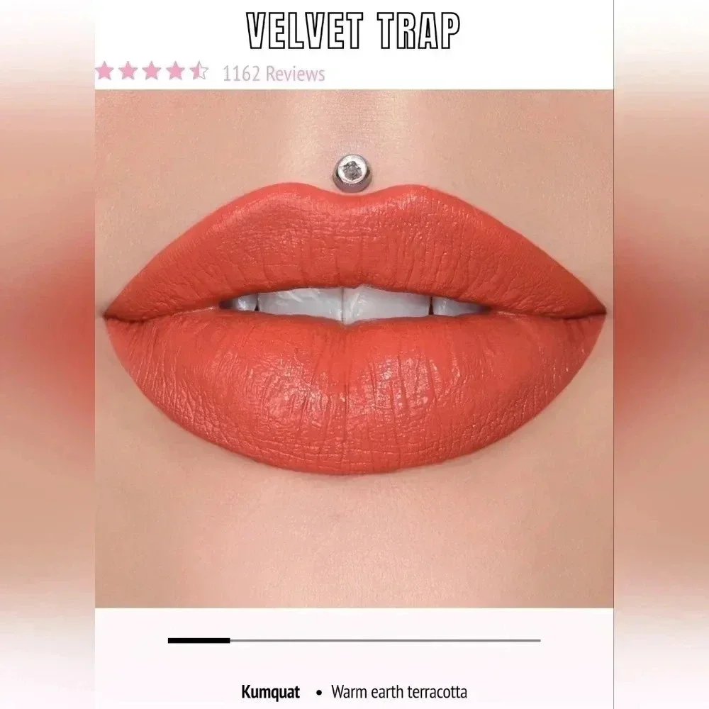 Jeffree Star, Velvet Trap Lipstick, Shade: Kumquat